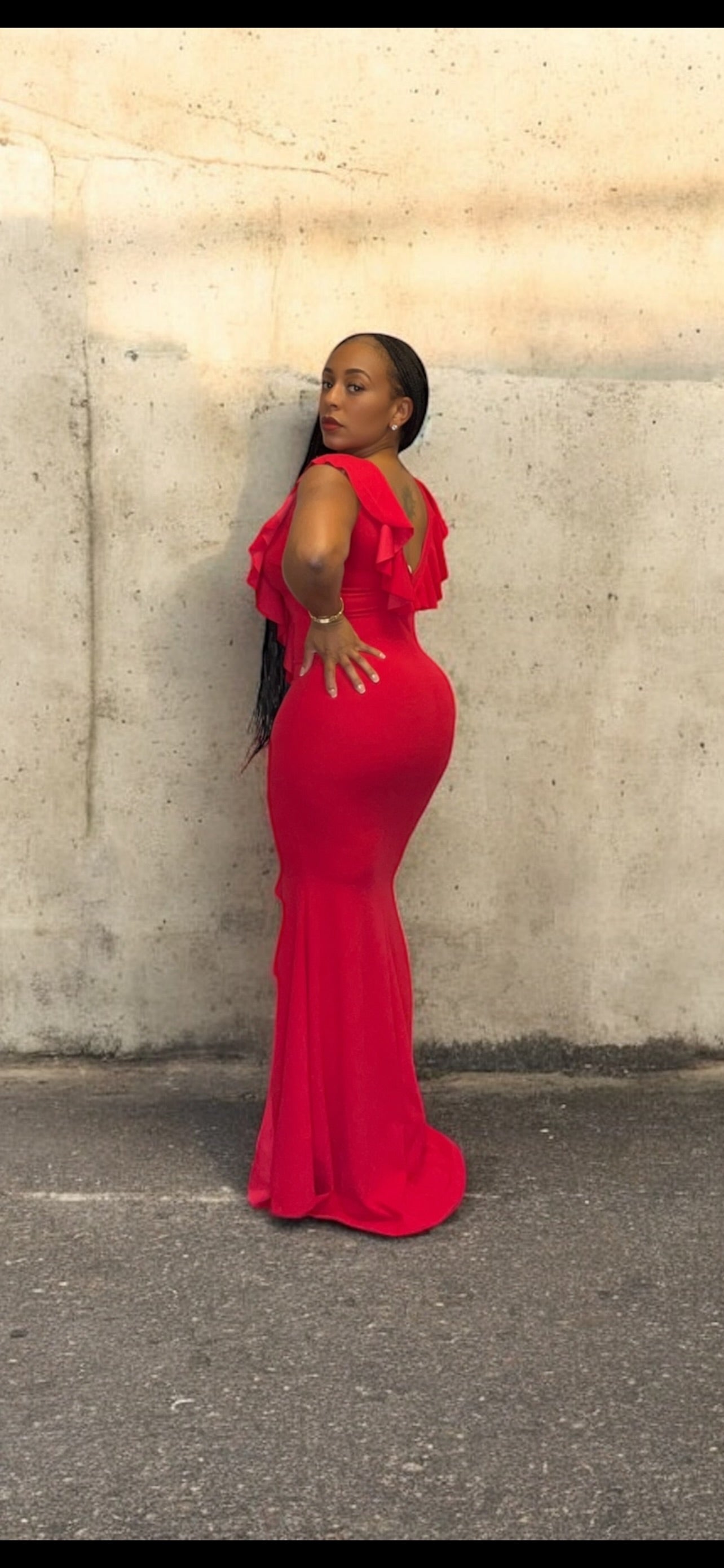 The Lady in Red Dress