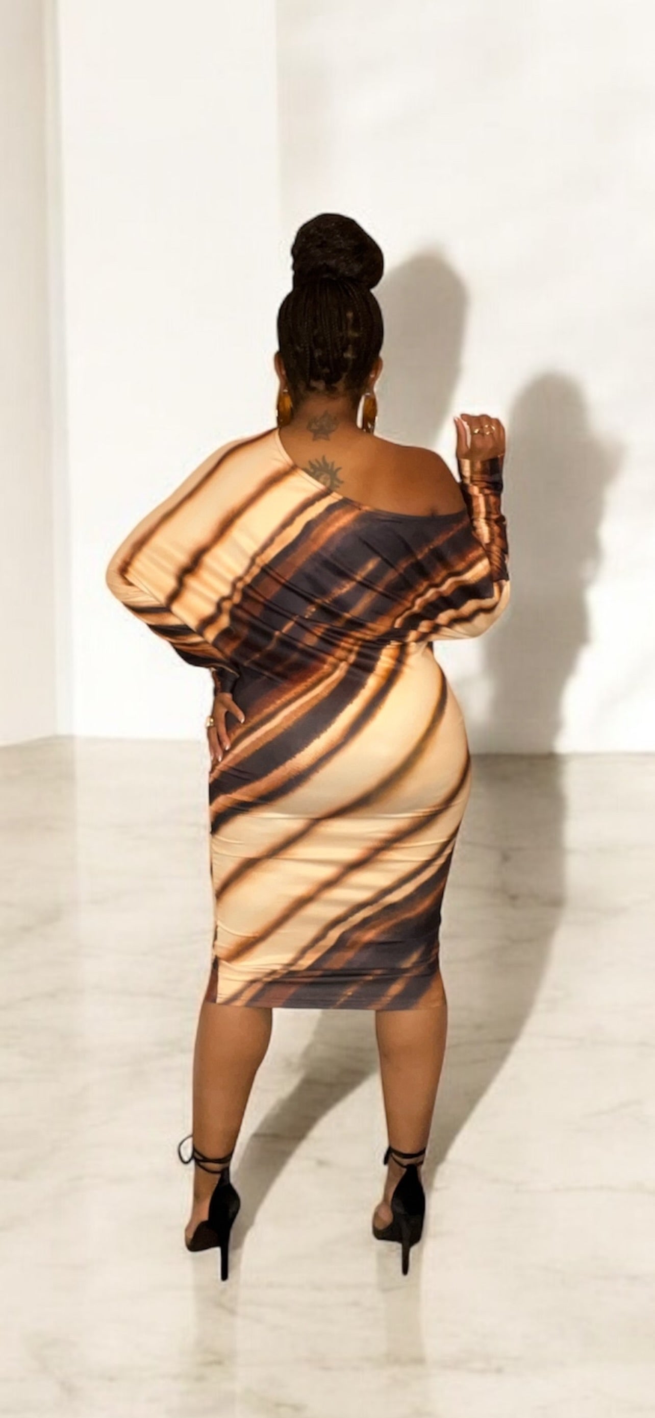 The Natalie Dress (Brown)
