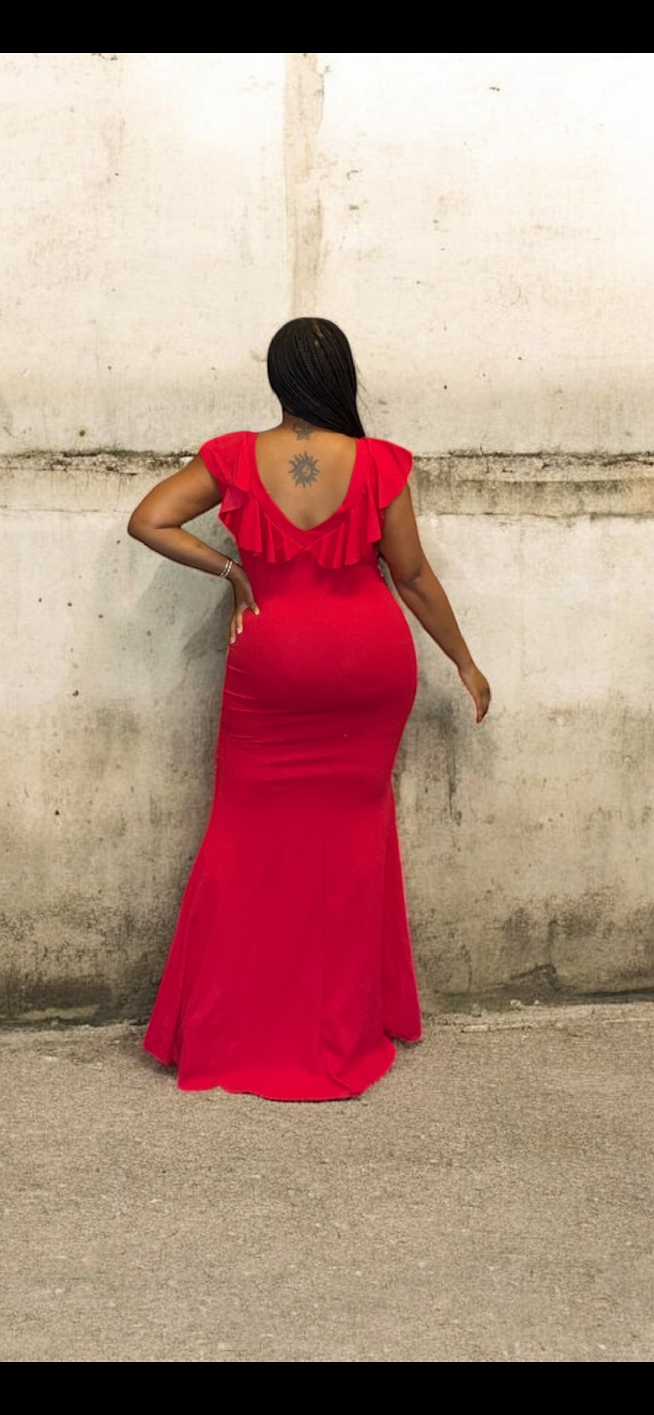 The Lady in Red Dress