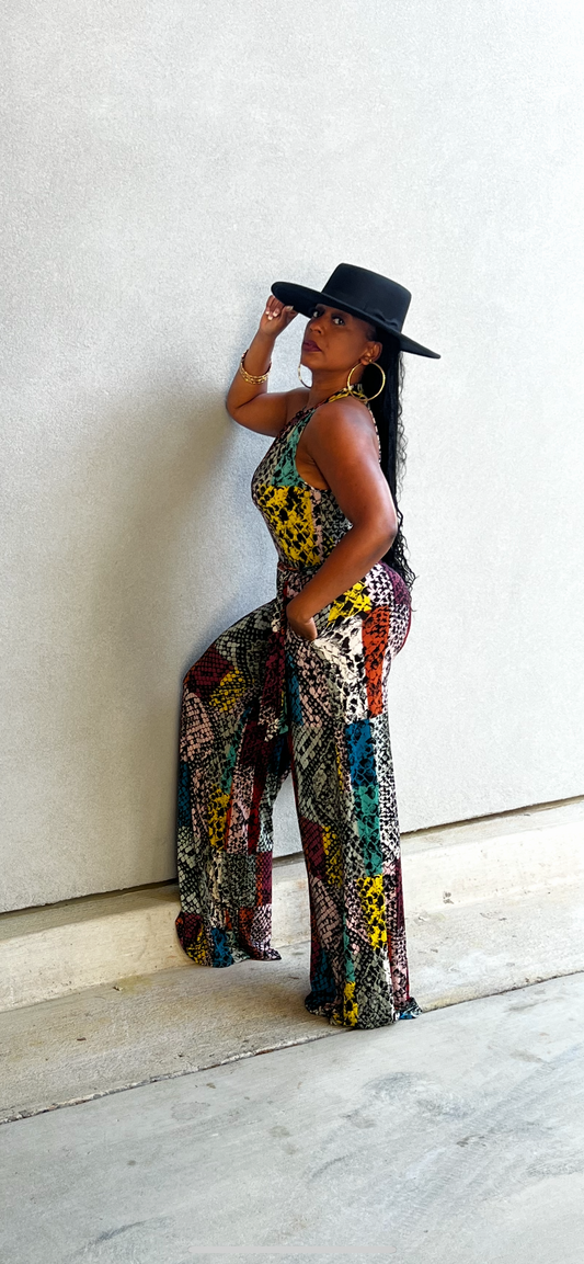 Snake Skin Jumpsuit
