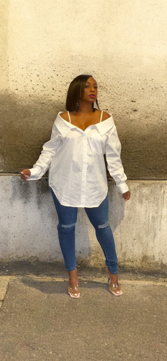 Collar Shirt Top