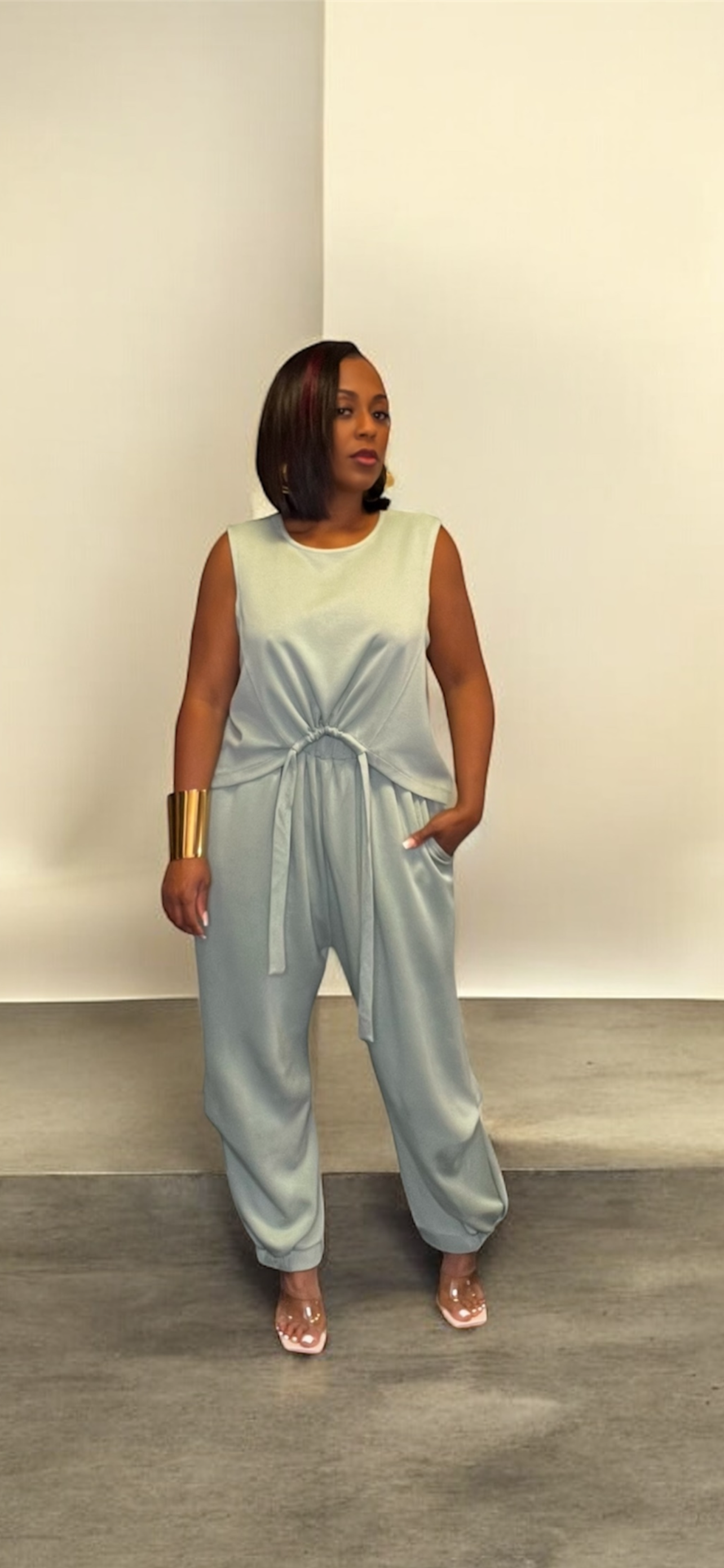 Yandy 2-piece Harem Set (Sage)