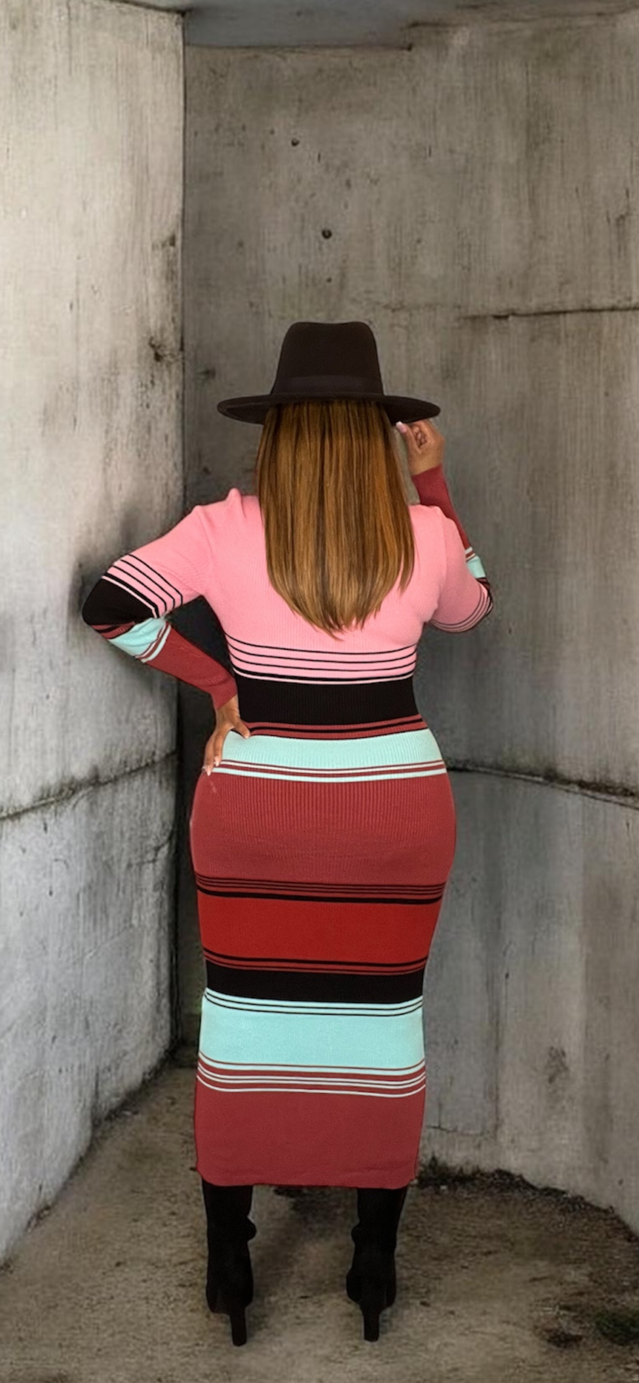 The Vanessa Striped Button Down Dress