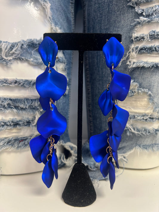 Kaleena Earrings (Royal Blue)