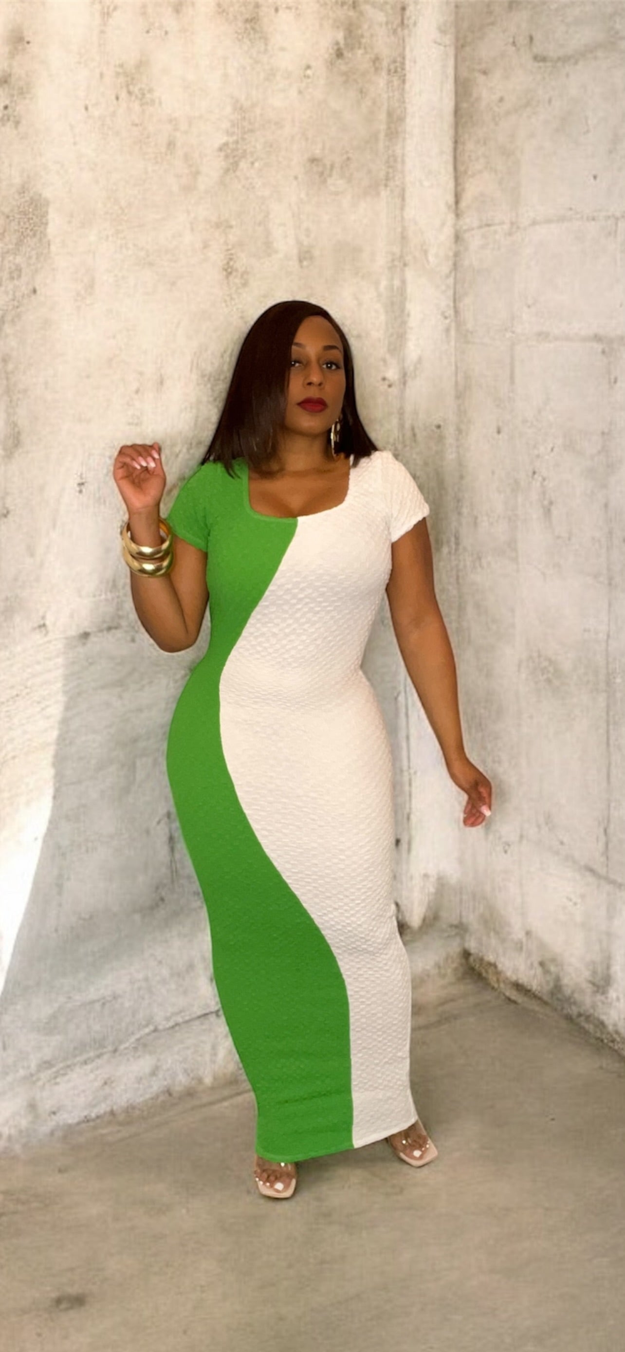 Caressa ColorBlock Dress