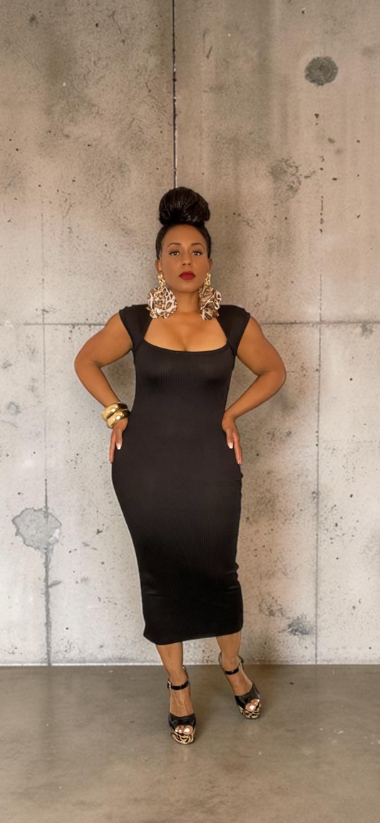 Cap Sleeve Dress