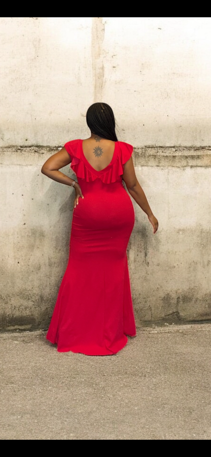 The Lady in Red Dress