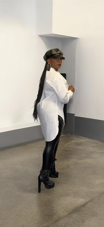 High Low Split Hem Top