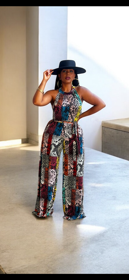 Snake Skin Jumpsuit
