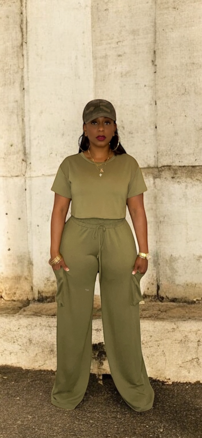 Cute and Casual Set (Olive)