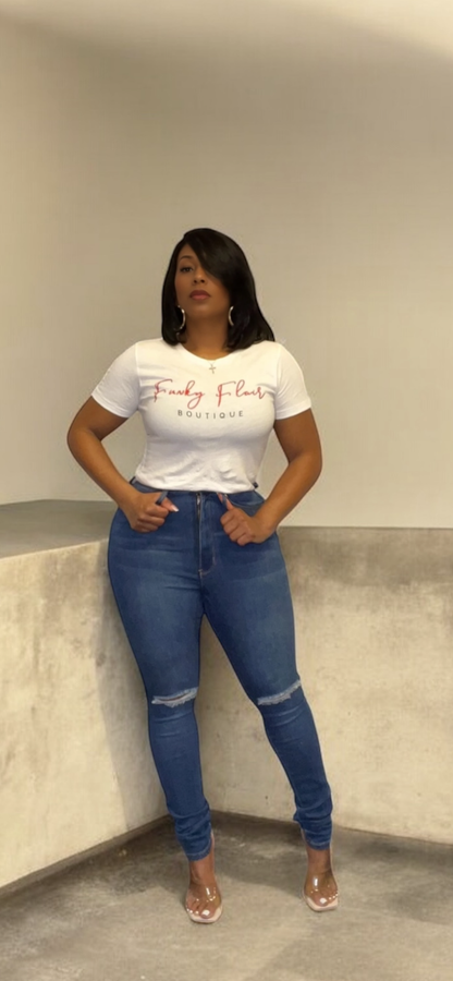 Nicole Skinny Jeans (Medium Blue)