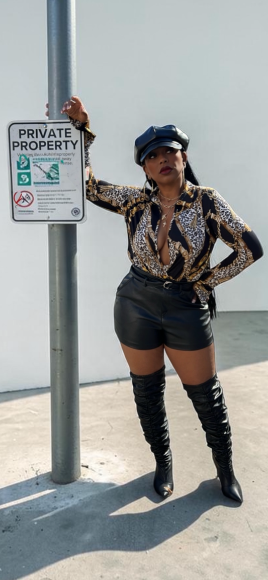 Chain Print Bodysuit