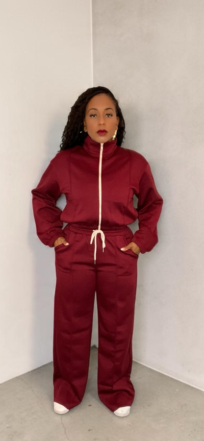 Julia Track Set (Burgundy)