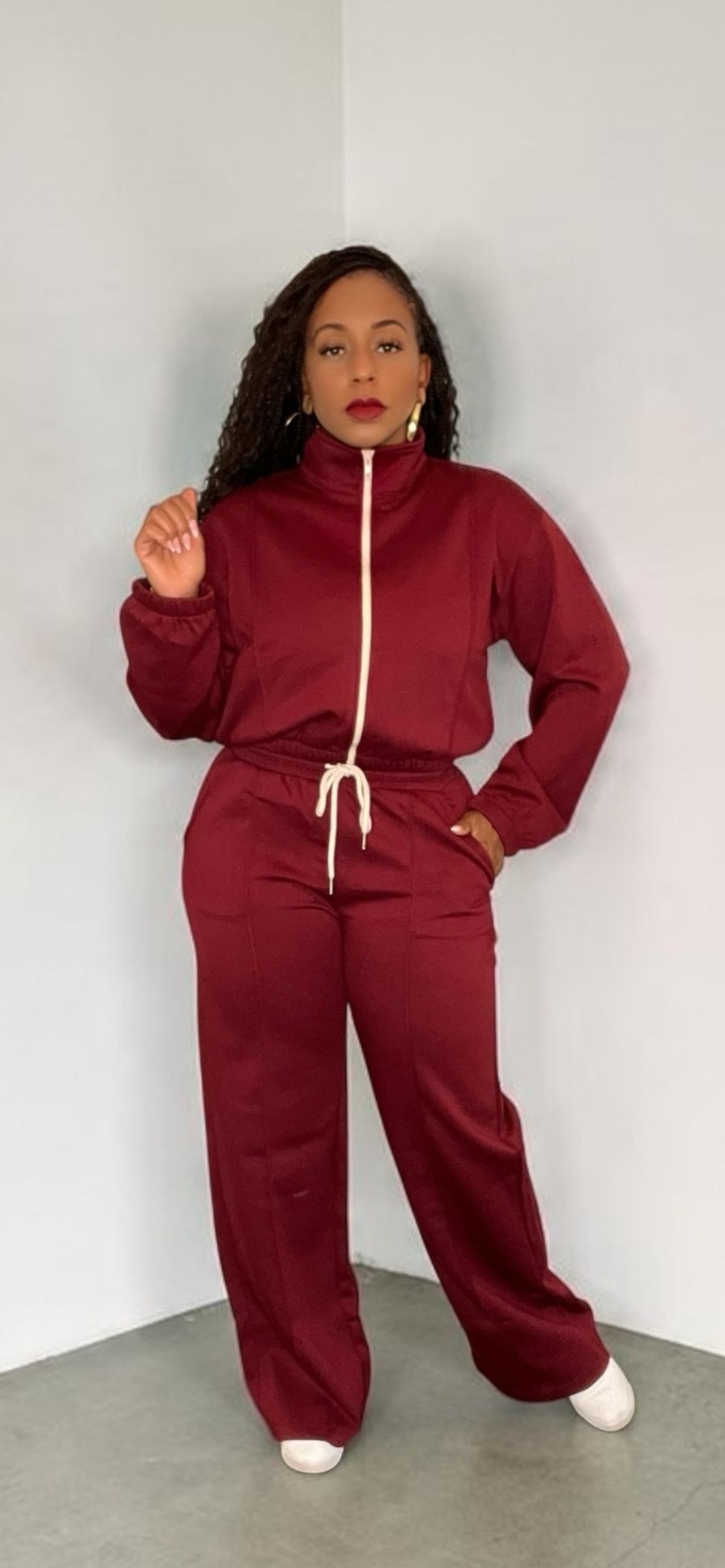 Julia Track Set (Burgundy)