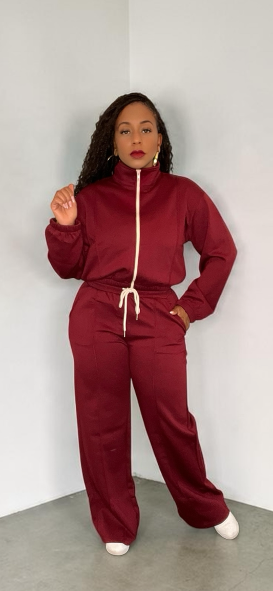 Julia Track Set (Burgundy)